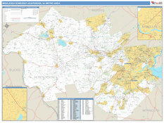 Middlesex-Somerset-Hunterdon Metro Area Digital Map Basic Style